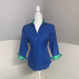 Lauren Ralph Lauren Blue Long Sleeve